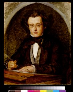 Wilkie Collins的肖像（1824-89）1853